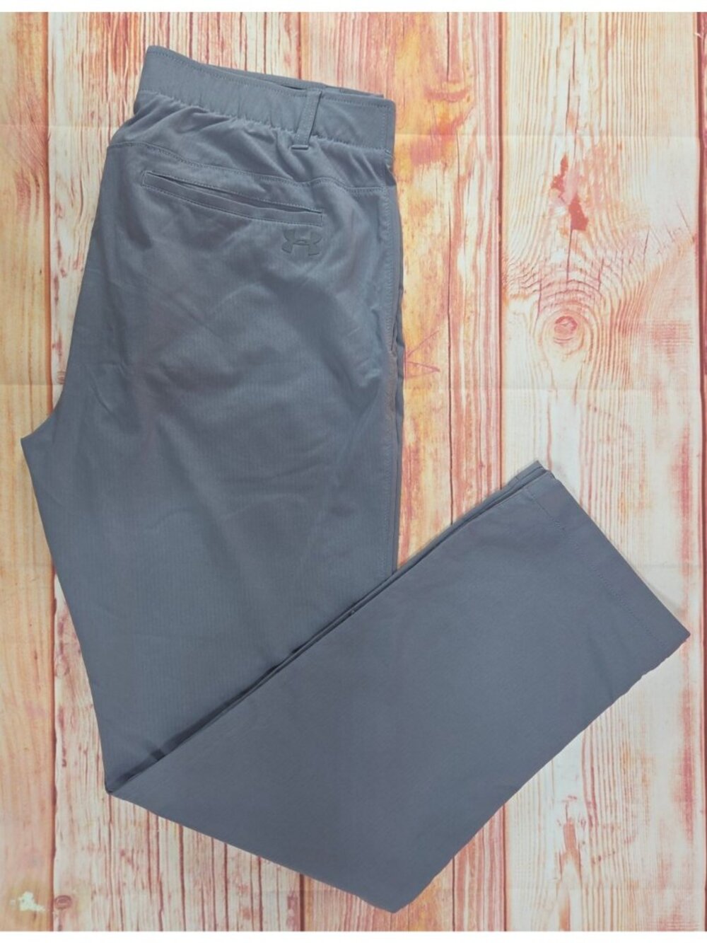 Under Armour Mens Showdown Gray Golf Pants 36x32 Lightweight Stretch